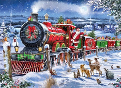 Otter House - Christmas Express - Advent Calendar - 1000 Piece Jigsaw Puzzle