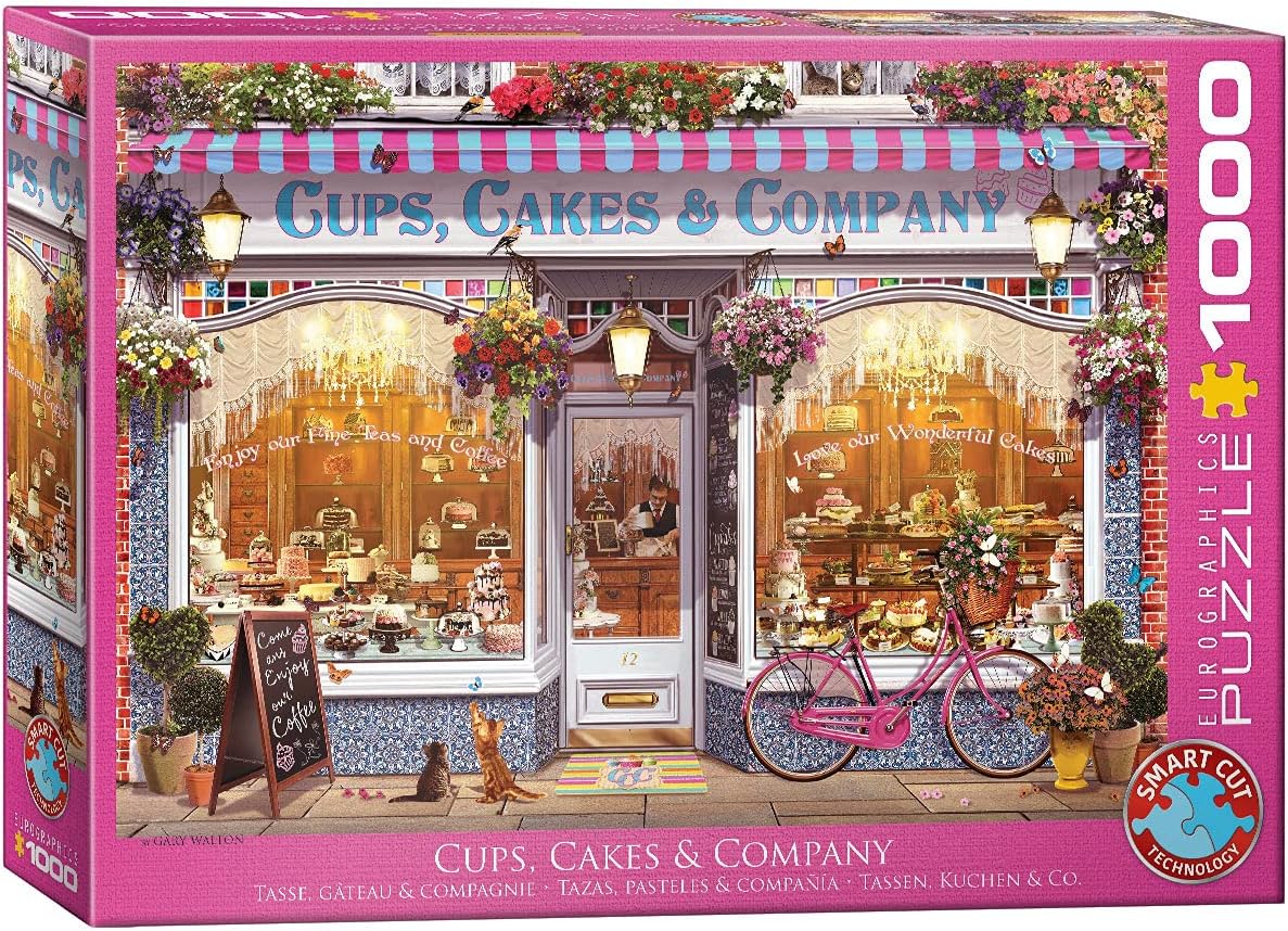Eurographics - Cups, Cakes & Company - 1000 Piece Jigsaw Puzzle