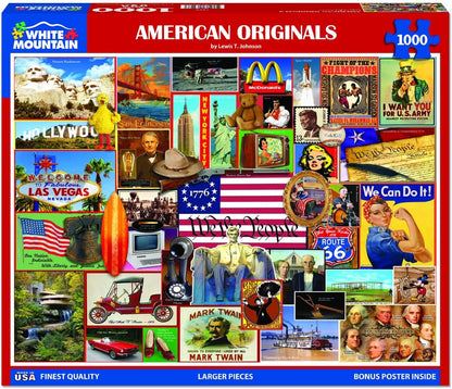 White Mountain - American Originals - 1000 Piece Jigsaw Puzzle