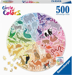 Ravensburger - Animals Circular - 500 Piece Jigsaw Puzzle