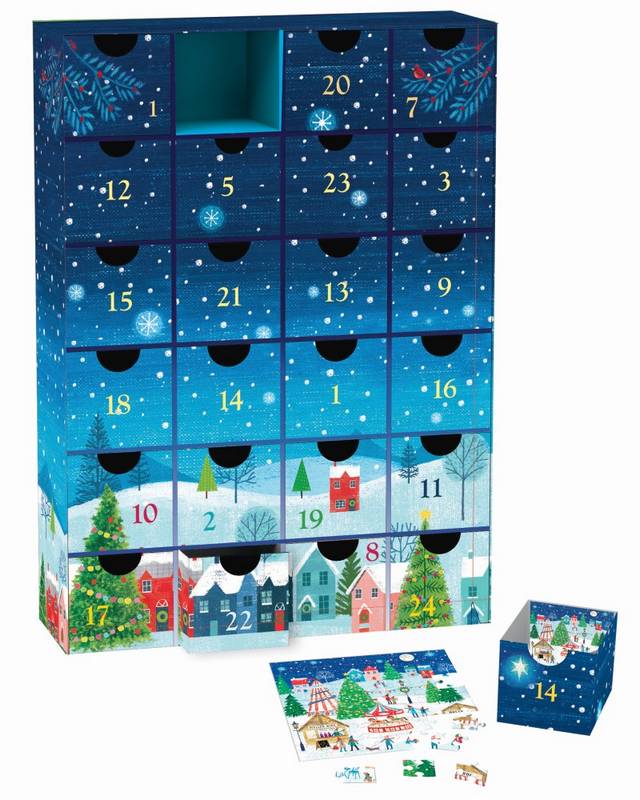 Eurographics - Christmas Village - Advent Calendar 24 x 50 Piece
