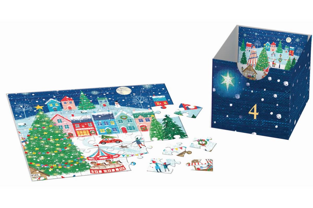 Eurographics - Christmas Village - Advent Calendar 24 x 50 Piece