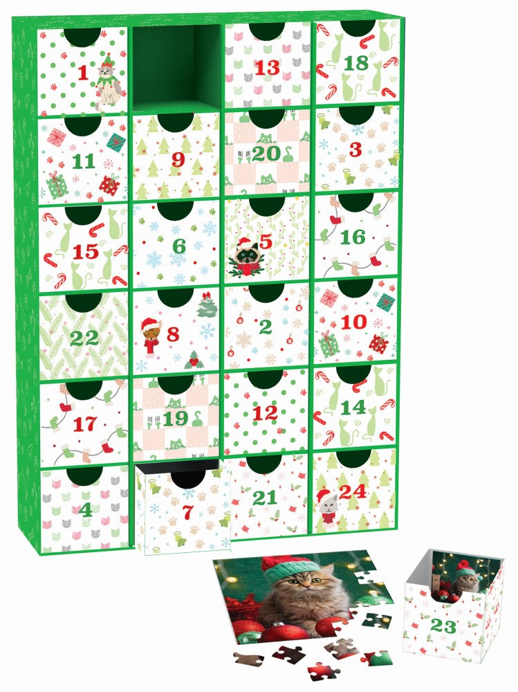 Eurographics - Christmas Whiskers - Advent Calendar 24 x 50 Piece