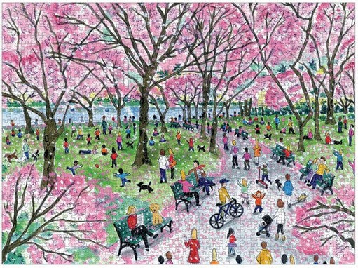 Galison - Michael Storrings - Cherry Blossoms - 1000 Piece Jigsaw Puzzle