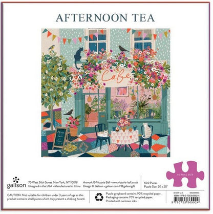 Galison - Afternoon Tea - 500 Piece Jigsaw Puzzle
