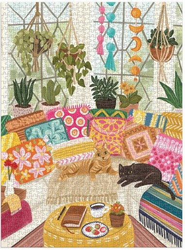 Galison - Serenity Meow - 1000 Piece Jigsaw Puzzle