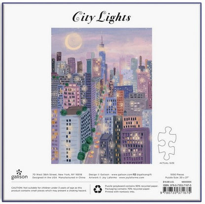 Galison - City Lights - 1000 Piece Jigsaw Puzzle