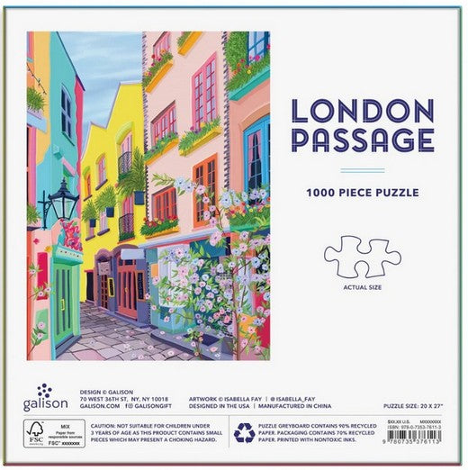 Galison - London Passage - 1000 Piece Puzzle