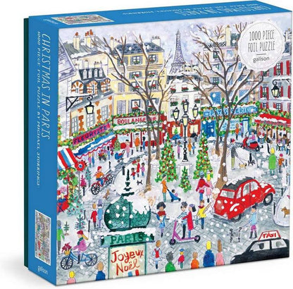 Galison - Michael Storrings - Christmas in Paris - 1000 Piece Jigsaw Puzzle