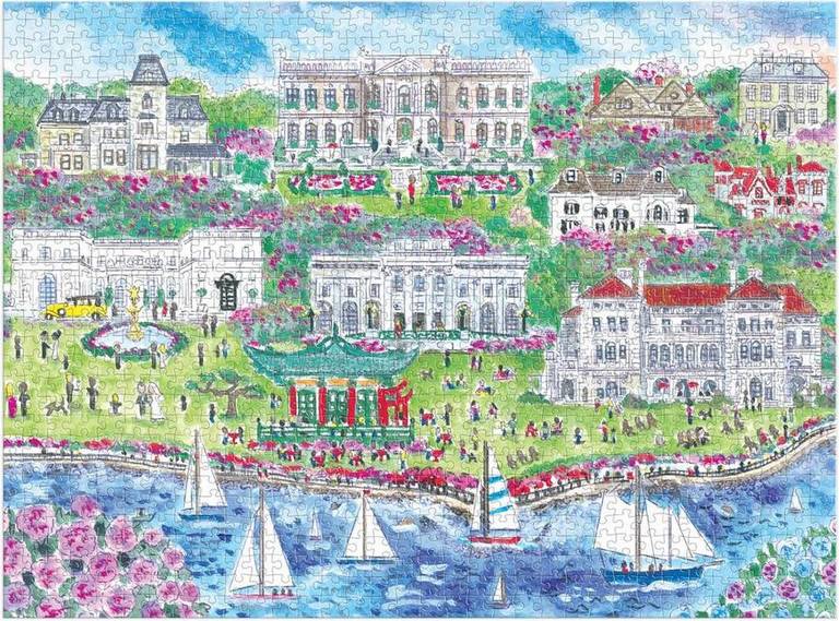 Galison - Michael Storrings - Newport Mansions - 1000 Piece Jigsaw Puzzle