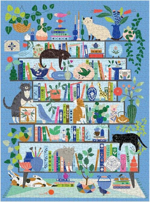 Galison - Purrfect Nook - 1000 Piece Jigsaw Puzzle