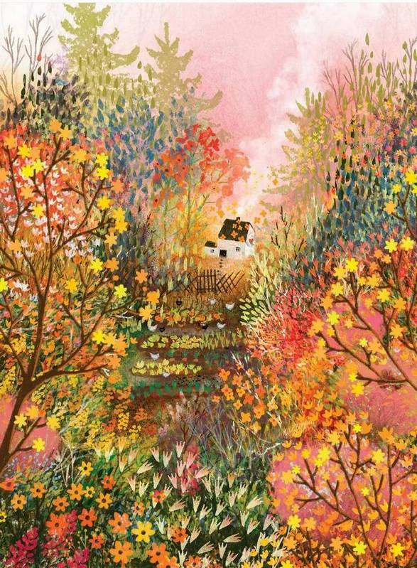 Galison - Autumn in the Meadow - 1000 Piece Jigsaw Puzzle