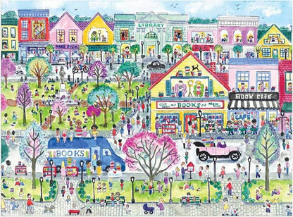 Galison - Michael Storrings - Book Townscape - 1000 Piece Jigsaw Puzzle