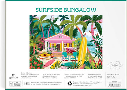 Galison - Surfside Bungalow - 1000 Piece Jigsaw Puzzle