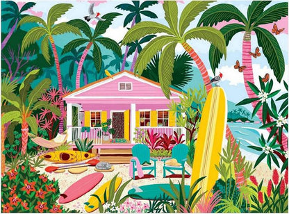 Galison - Surfside Bungalow - 1000 Piece Jigsaw Puzzle
