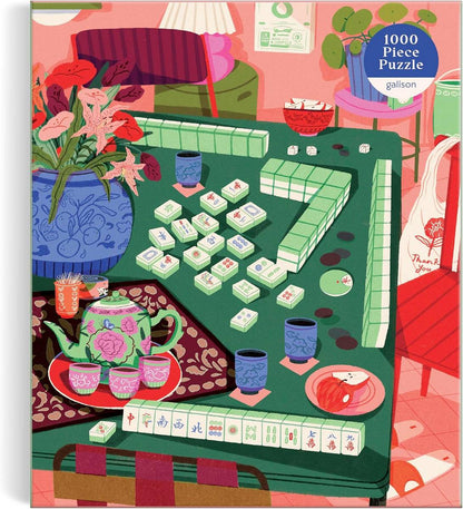 Galison - Mahjong Social - 1000 Piece Jigsaw Puzzle