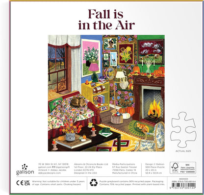 Galison - Fall is in the Air - 500 Piece Jigsaw Puzzle