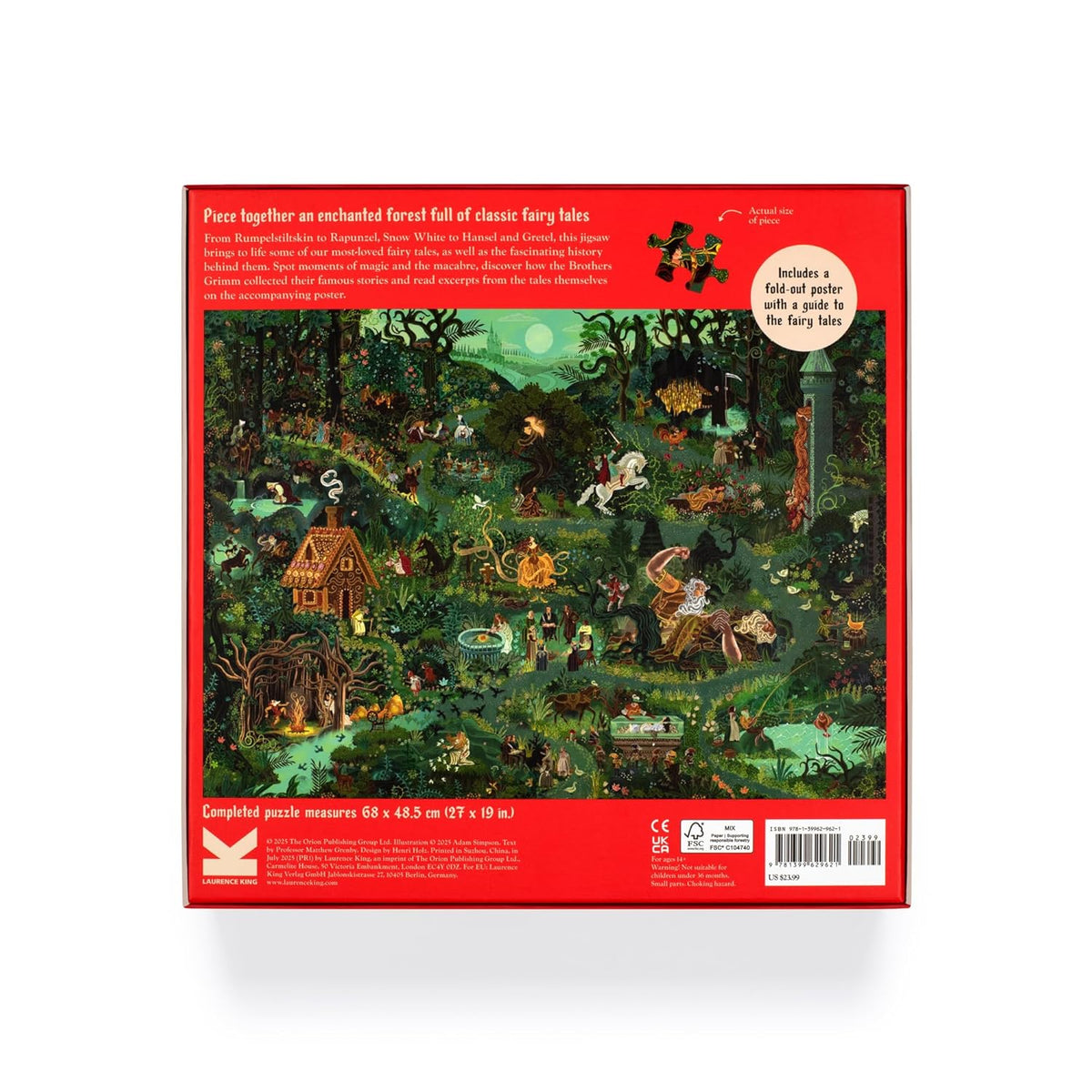 Laurence King - The World of Grimms Fairy Tale - 1000 Piece Jigsaw Puzzle