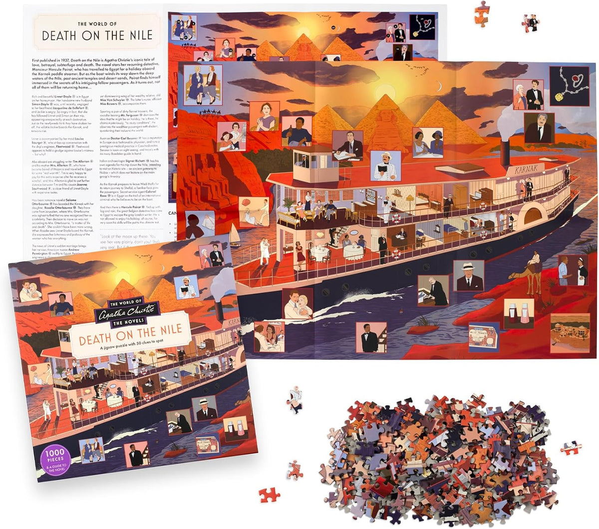 Laurence King - The World of Agatha Christie - And Then There Were None - 1000 Piece Jigsaw Puzzle