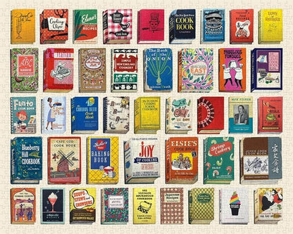 Galison - Classic Cookbooks - 1000 Piece Jigsaw Puzzle