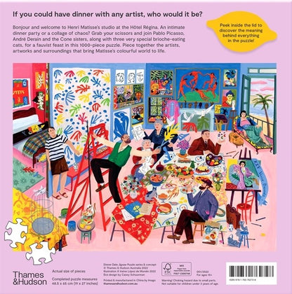 Thames & Hudson - Dinner with Matisse - 1000 Piece Jigsaw Puzzle