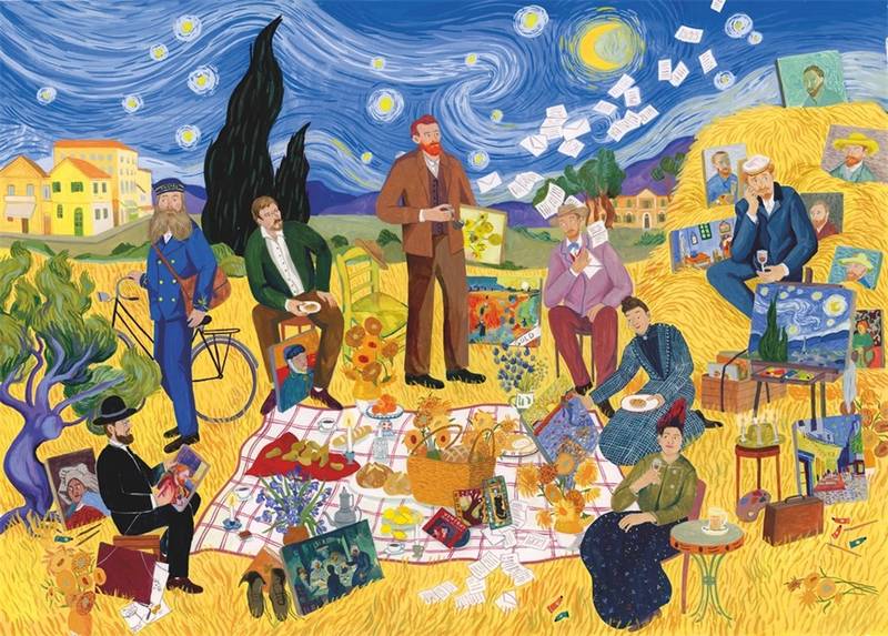 Thames & Hudson - Dinner with Van Gogh - 1000 Piece Jigsaw Puzzle