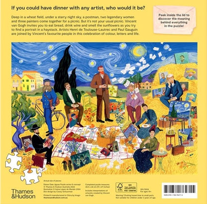 Thames & Hudson - Dinner with Van Gogh - 1000 Piece Jigsaw Puzzle