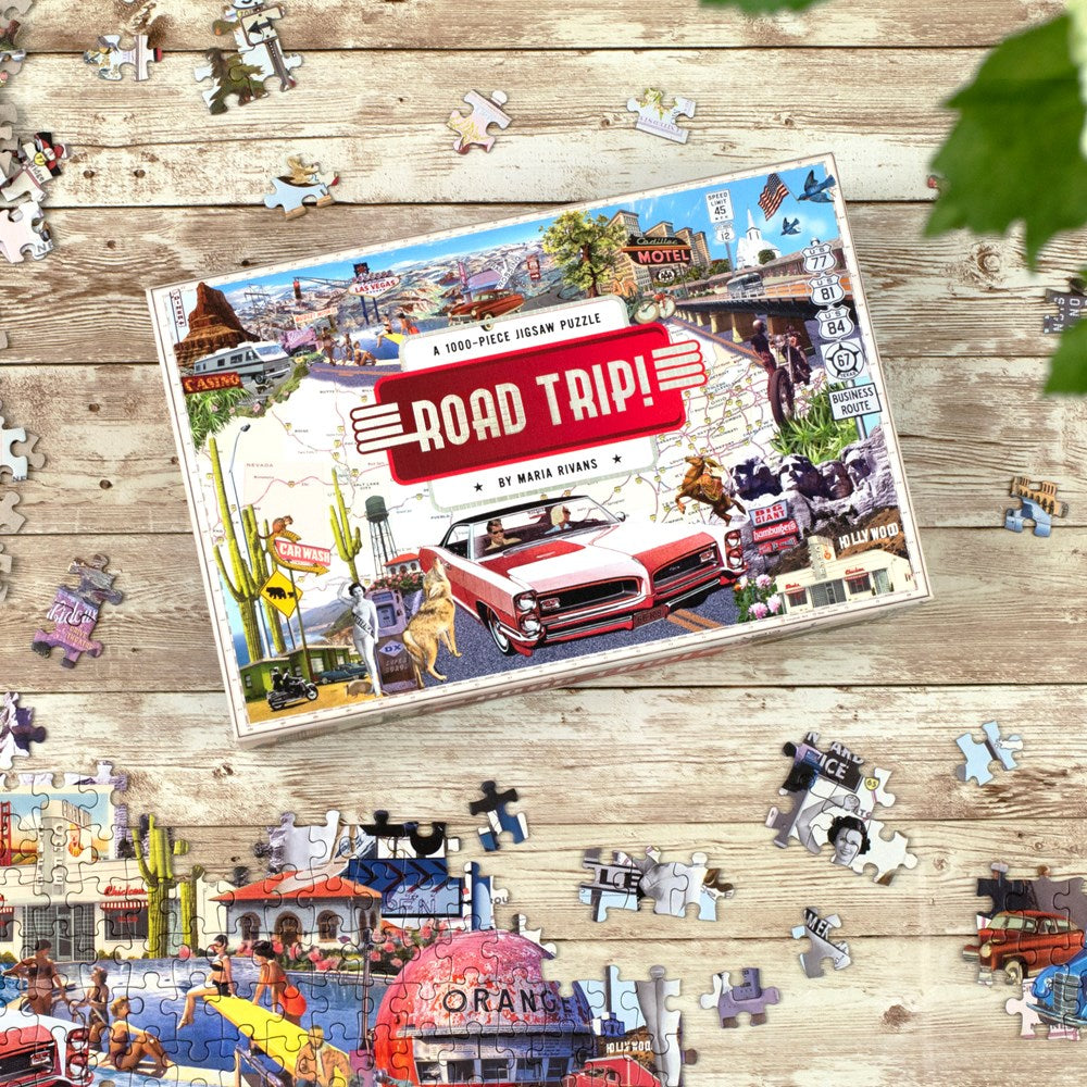 Thames & Hudson - Road Trip! - 1000 Piece Jigsaw Puzzle