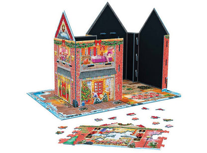 Eurographics - Christmas House  - 1100 Piece 3D Jigsaw Puzzle