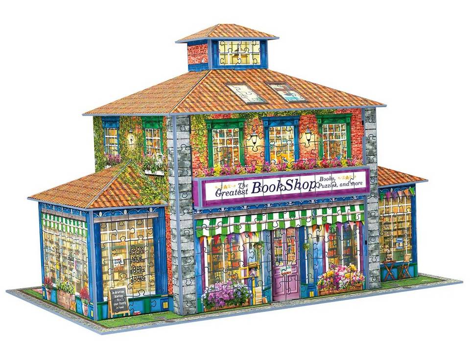 Eurographics - Book Shop - 1389 Piece 3D Jigsaw Puzzle