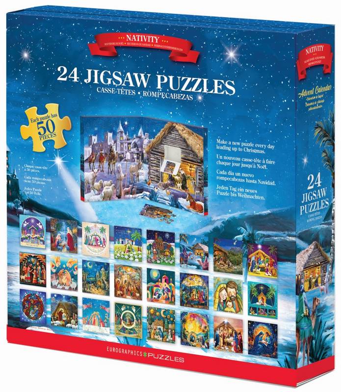 Eurographics - Nativity - Advent Calendar 24 x 50 Piece