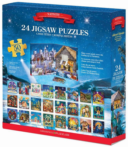 Eurographics - Nativity - Advent Calendar 24 x 50 Piece