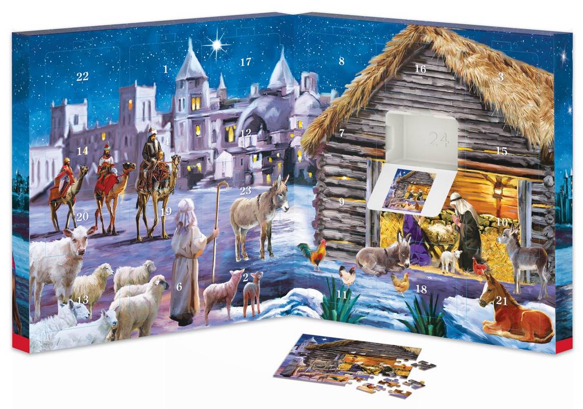 Eurographics - Nativity - Advent Calendar 24 x 50 Piece