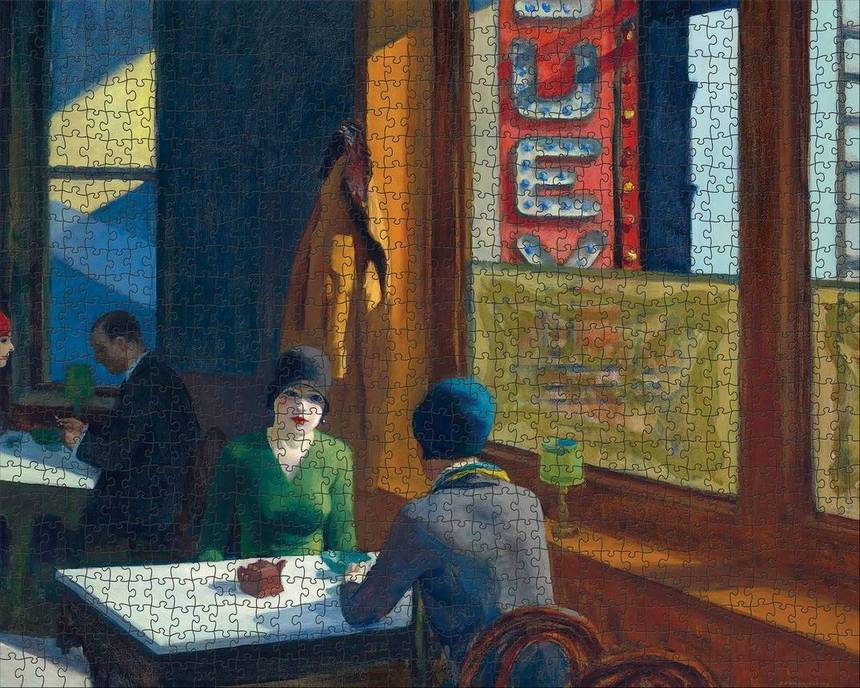 Pomegranate - Edward Hopper - Chop Suey - 1000 Piece Jigsaw Puzzle