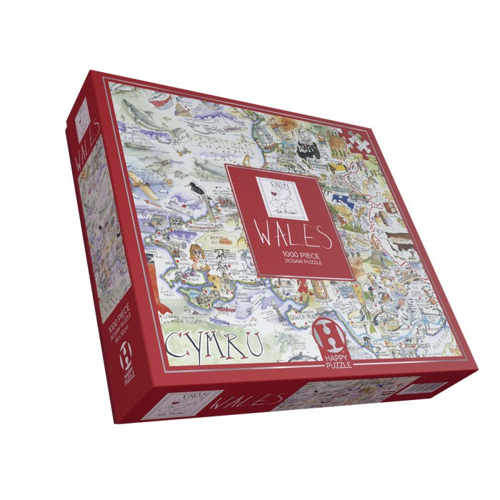 Happy Puzzle - Wales - 1000 Piece Jigsaw Puzzle