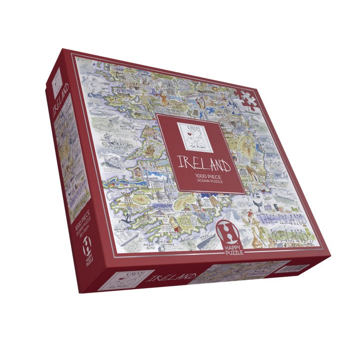 Happy Puzzle - Ireland - 1000 Piece Jigsaw Puzzle