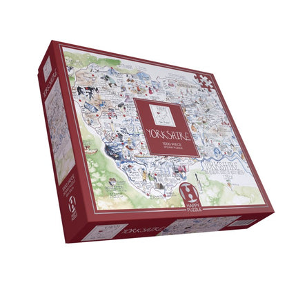 Happy Puzzle - Yorkshire - 1000 Piece Jigsaw Puzzle