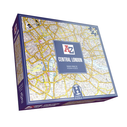 Happy Puzzle - A-Z London - 1000 Piece Jigsaw Puzzle