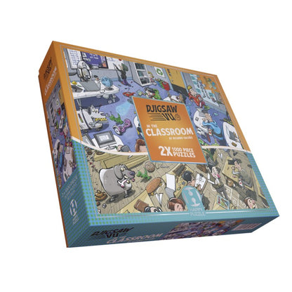 Happy Puzzle - In The Classroom - 1000 Piece Jigsaw Puzzle