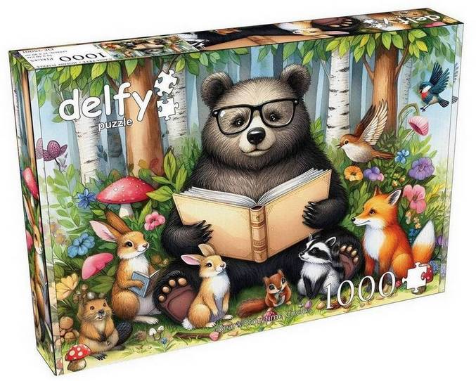 Delfy - Bears Storytime Circle - 1000 Piece Jigsaw Puzzle