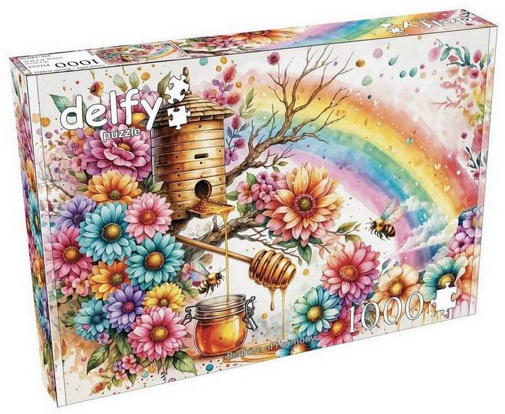 Delfy - Beehive of Harmony - 1000 Piece Jigsaw Puzzle
