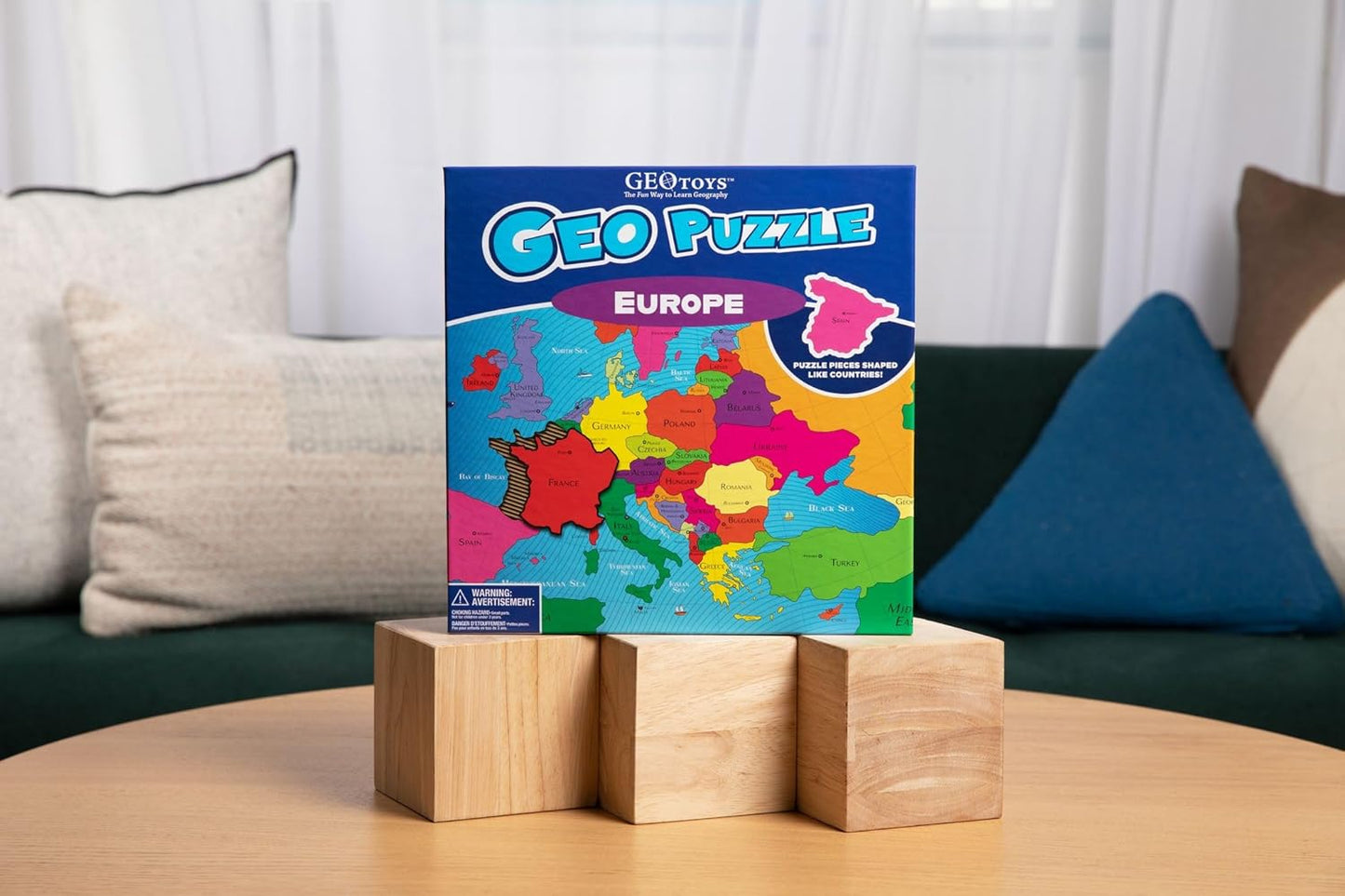 GeoToys - Europe - 58 Piece Jigsaw Puzzle