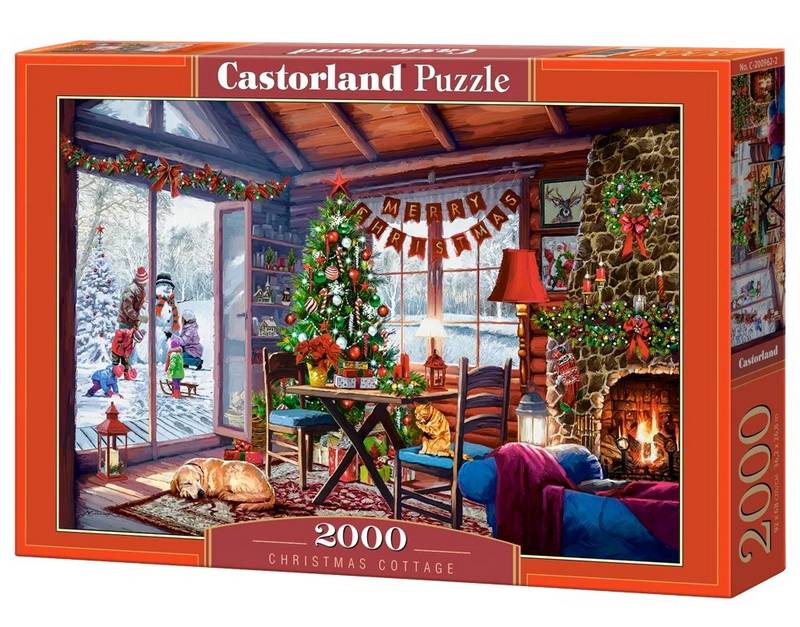 Castorland - Christmas Cottage - 2000 Piece Jigsaw Puzzle