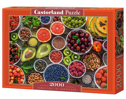 Castorland - Table Full of Superfood - 2000 Piece Jigsaw Puzzle