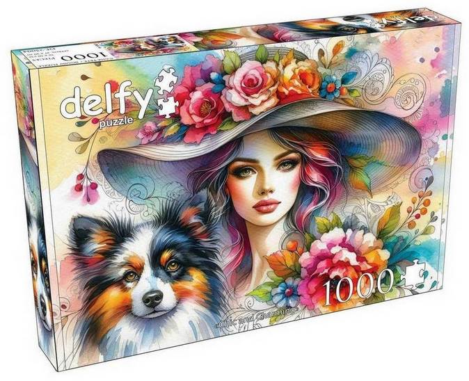 Delfy - Chic and Charming - 1000 Piece Jigsaw Puzzle