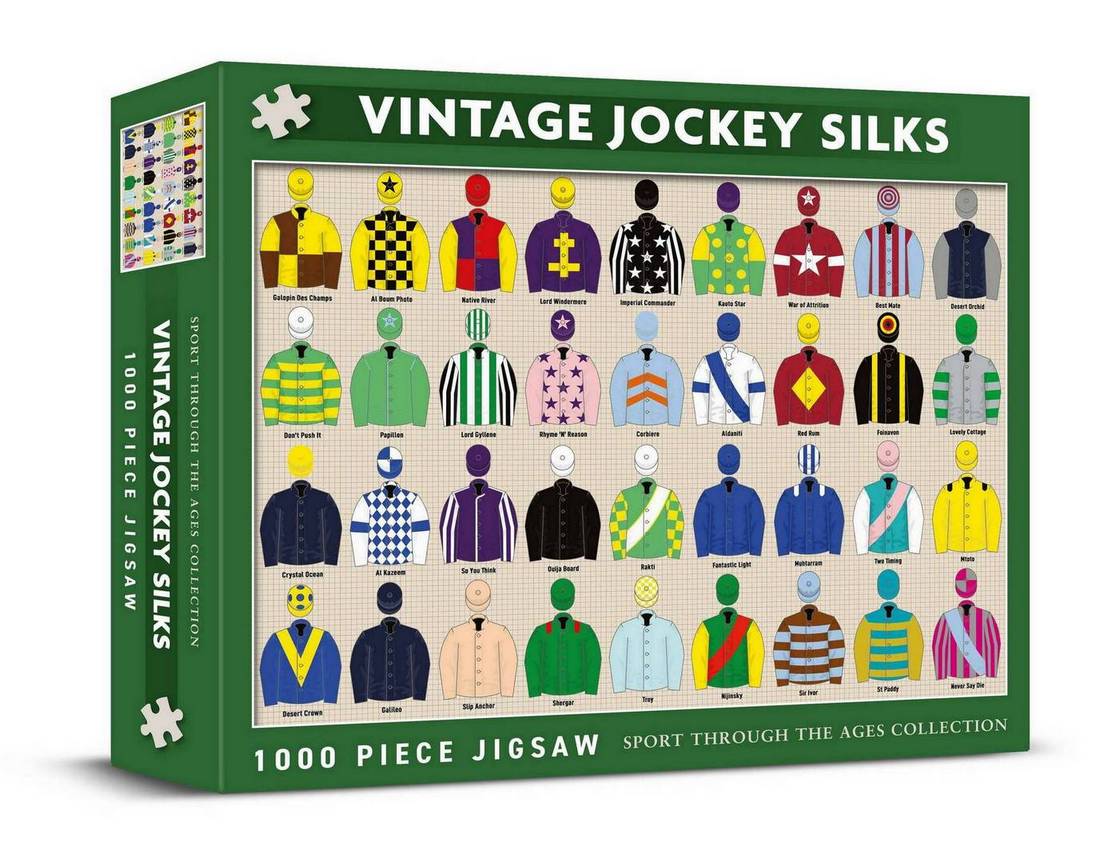 Coach House Partners - Vintage Jockey Silks - 1000 Piece Jigsaw Puzzle