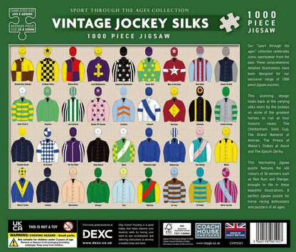 Coach House Partners - Vintage Jockey Silks - 1000 Piece Jigsaw Puzzle