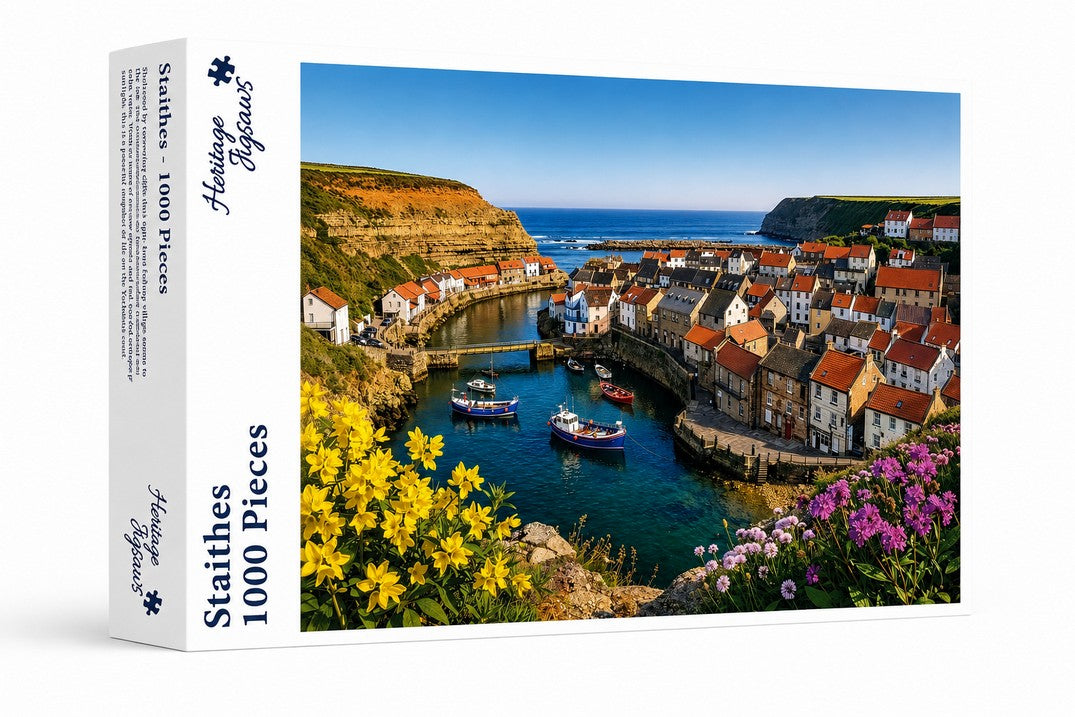 Heritage Jigsaws - Staithes - 1000 Piece Jigsaw Puzzle