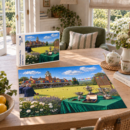 Heritage Jigsaws Championships Day, 1000-piece jigsaw puzzle lifestyle image