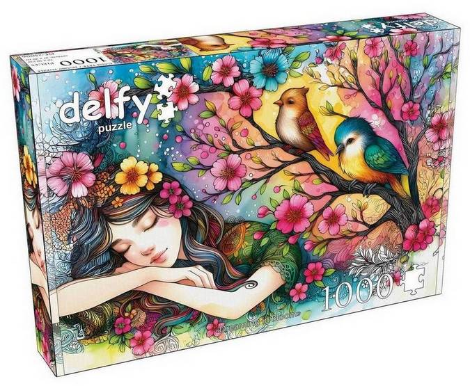 Delfy - Dreaming in Bloom - 1000 Piece Jigsaw Puzzle